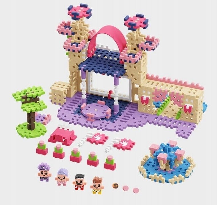 Marioinex, Mini Waffle, Księżniczka, klocki konstrukcyjne, 280 elementów