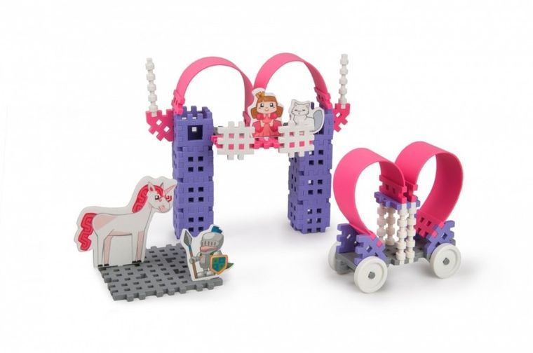 Marioinex, Mini Waffle, Księżniczka, klocki konstrukcyjne, 65 elementów