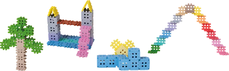 Marioinex, Mini Waffle, Pastel, klocki konstrukcyjne, 300 elementów