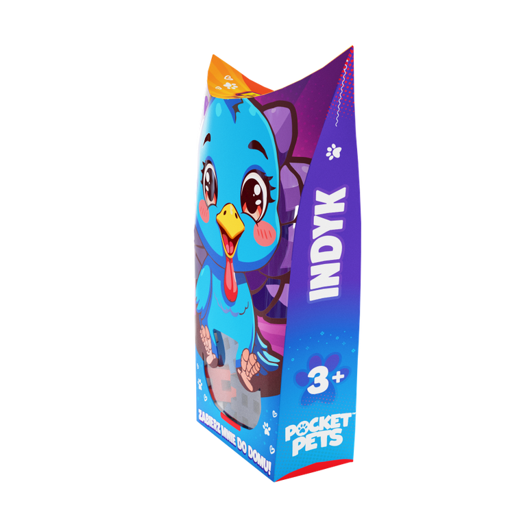 Marioinex, Mini Waffle, Pocket Pets, Indyk, klocki konstrukcyjne, 25 elementów