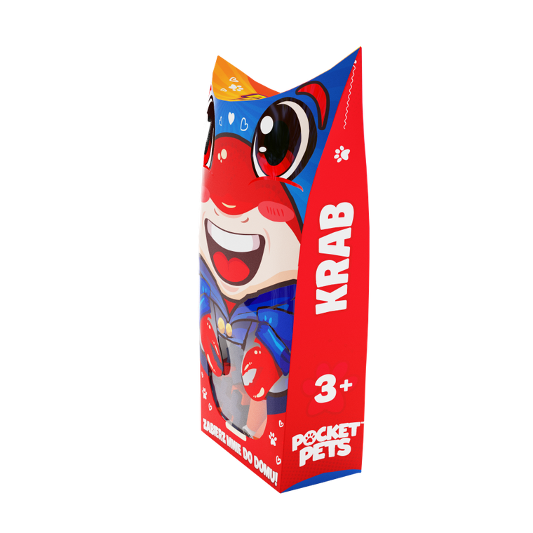 Marioinex, Mini Waffle, Pocket Pets, Krab, klocki konstrukcyjne, 33 elementy