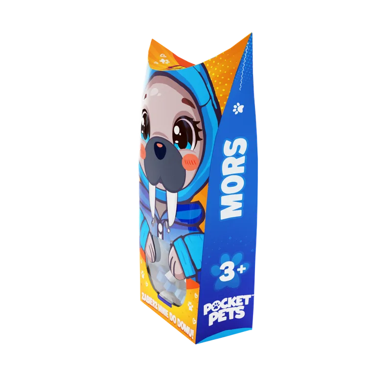 Marioinex, Mini Waffle, Pocket Pets, Mors, klocki konstrukcyjne, 25 elementów