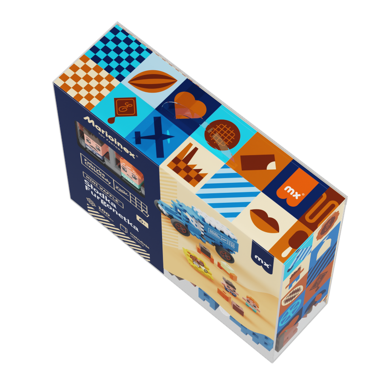 Marioinex, Mini Waffle, Wedel, Słodka Furgonetka, klocki konstrukcyjne, 100 elementów