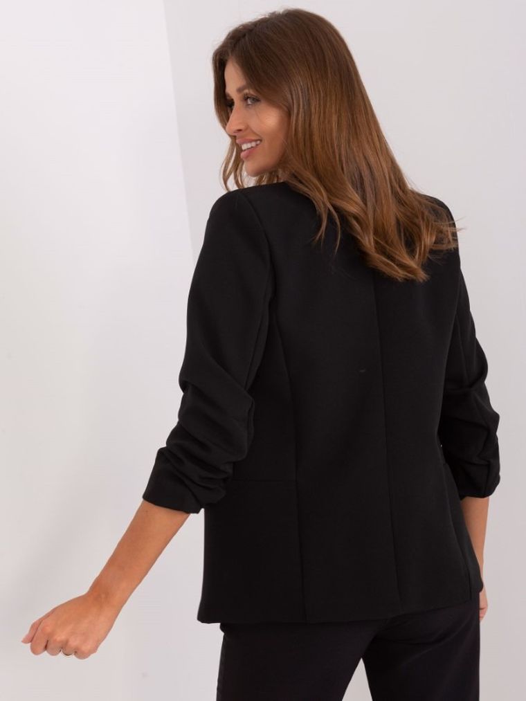 Marynarka damska, czarna, Italy Moda