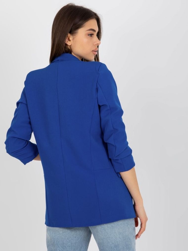 Marynarka damska, niebieska, Italy Moda