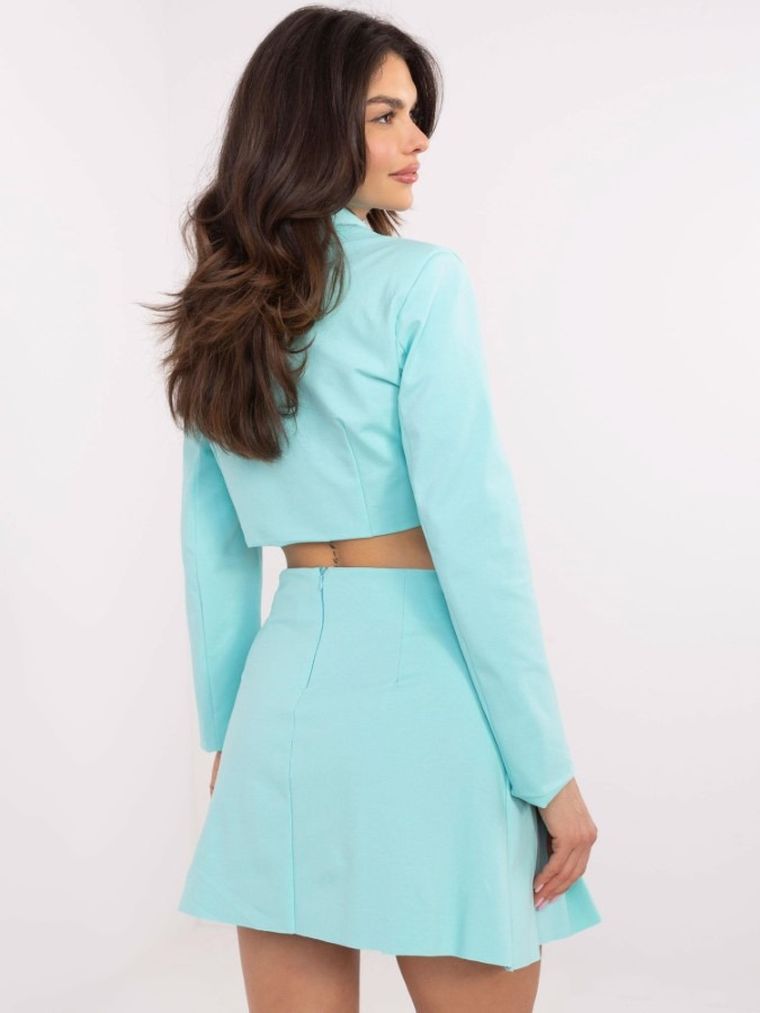 Marynarka damska, niebieska, Italy Moda