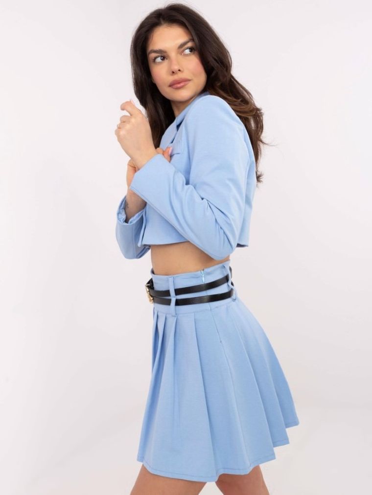 Marynarka damska, niebieska, Italy Moda