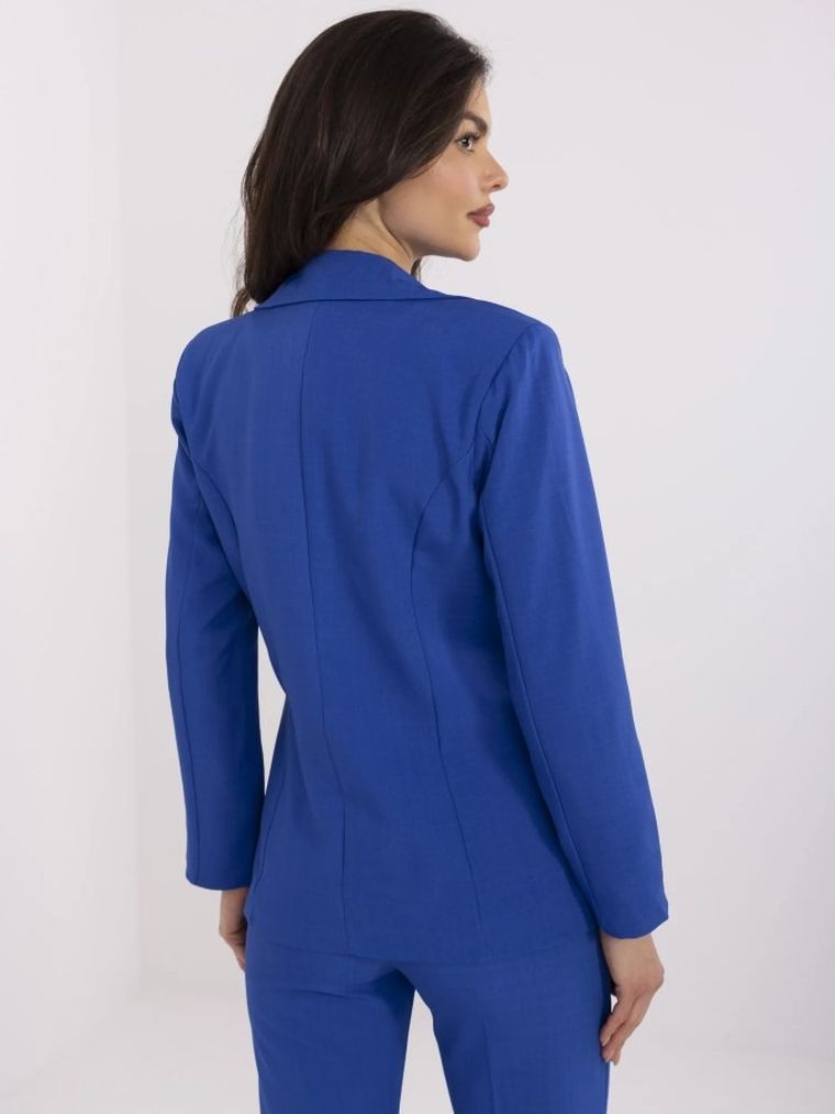 Marynarka damska, niebieska, Italy Moda