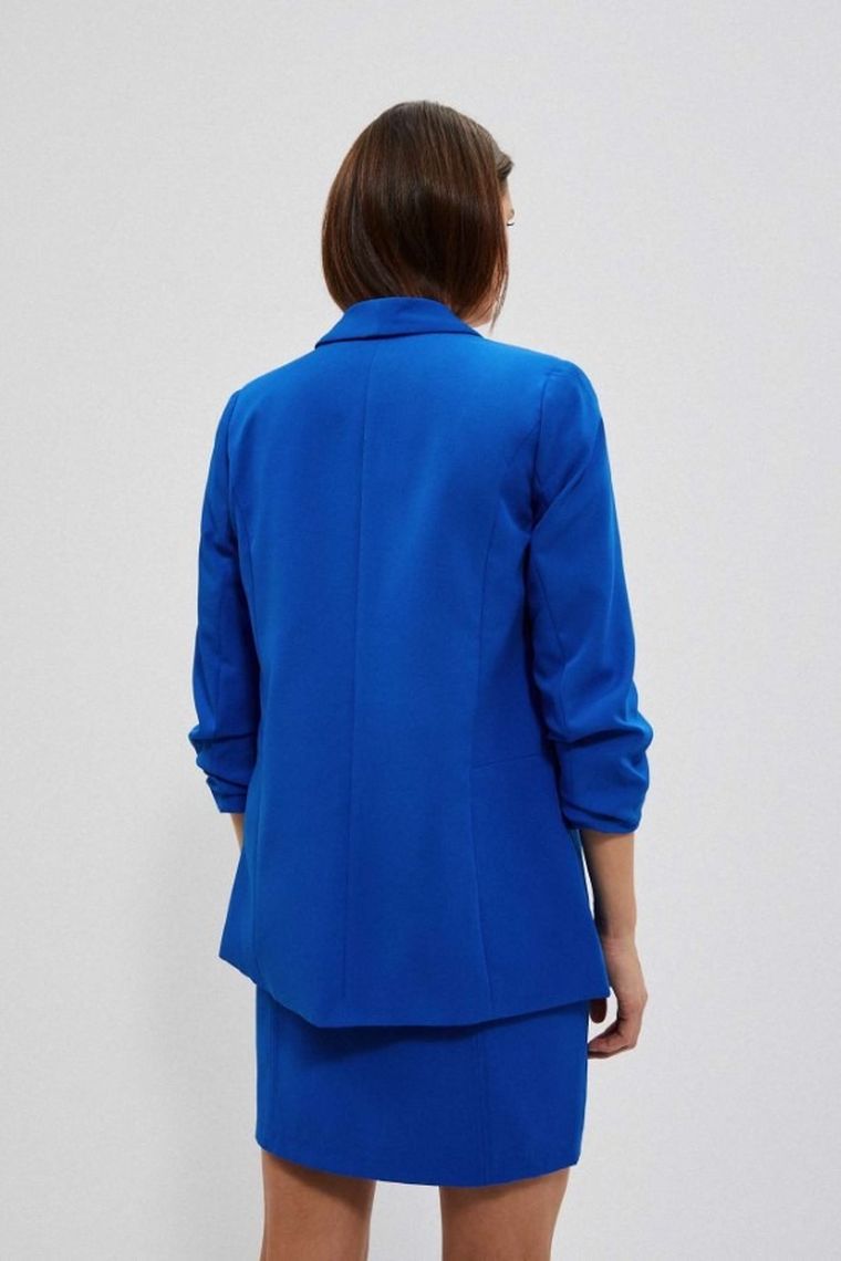 Marynarka damska, niebieska, Moodo