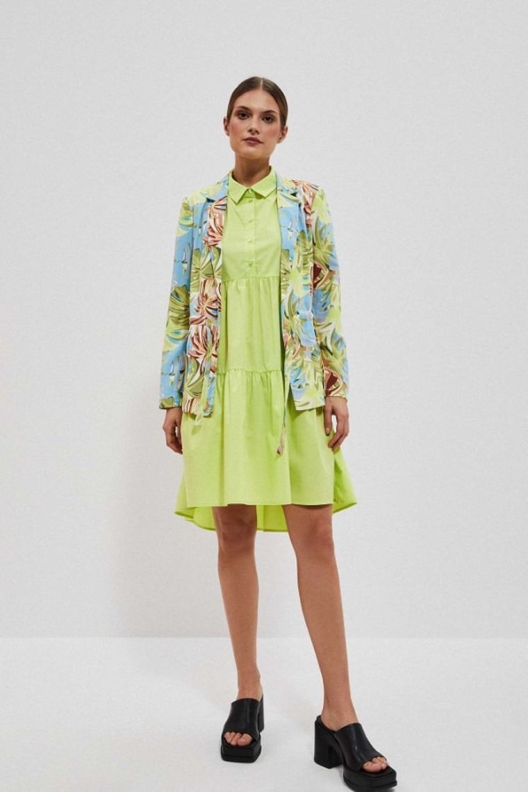 Marynarka damska, niebieska, Moodo