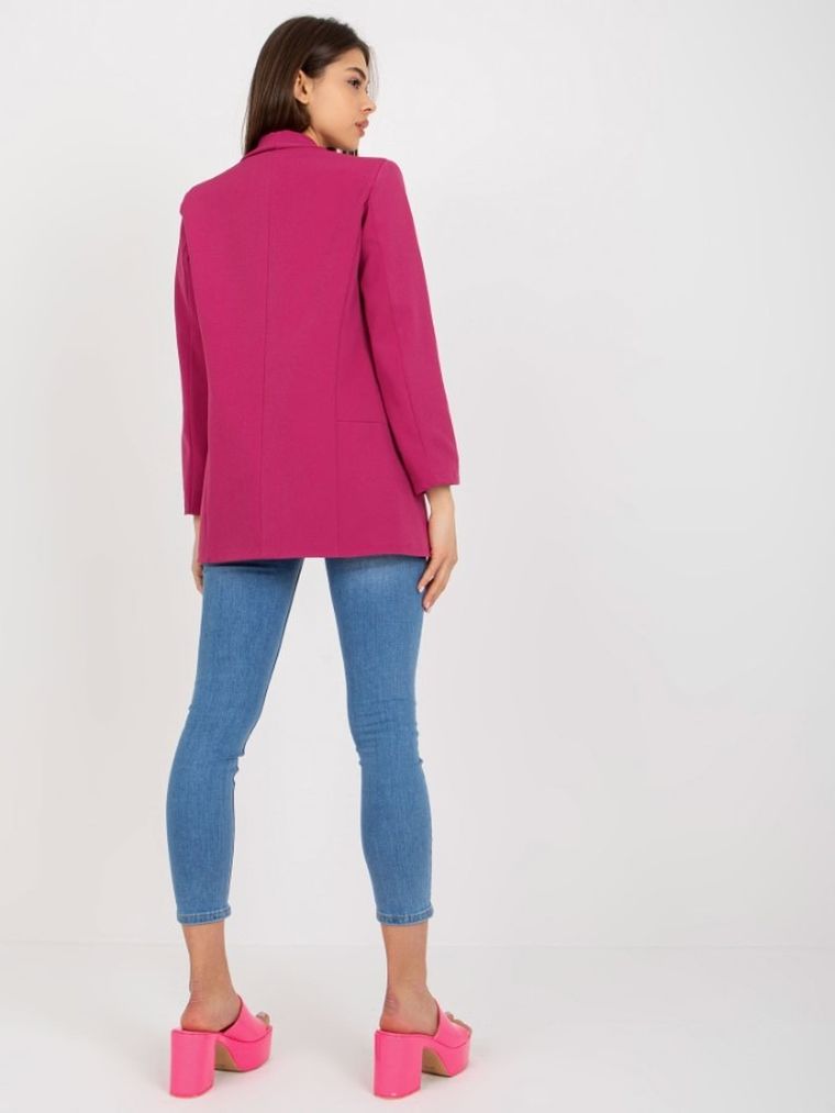 Marynarka damska, różowa, Italy Moda