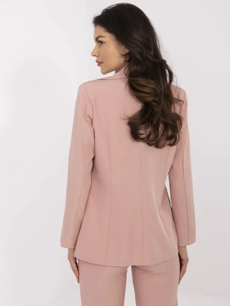 Marynarka damska, różowa, Italy Moda