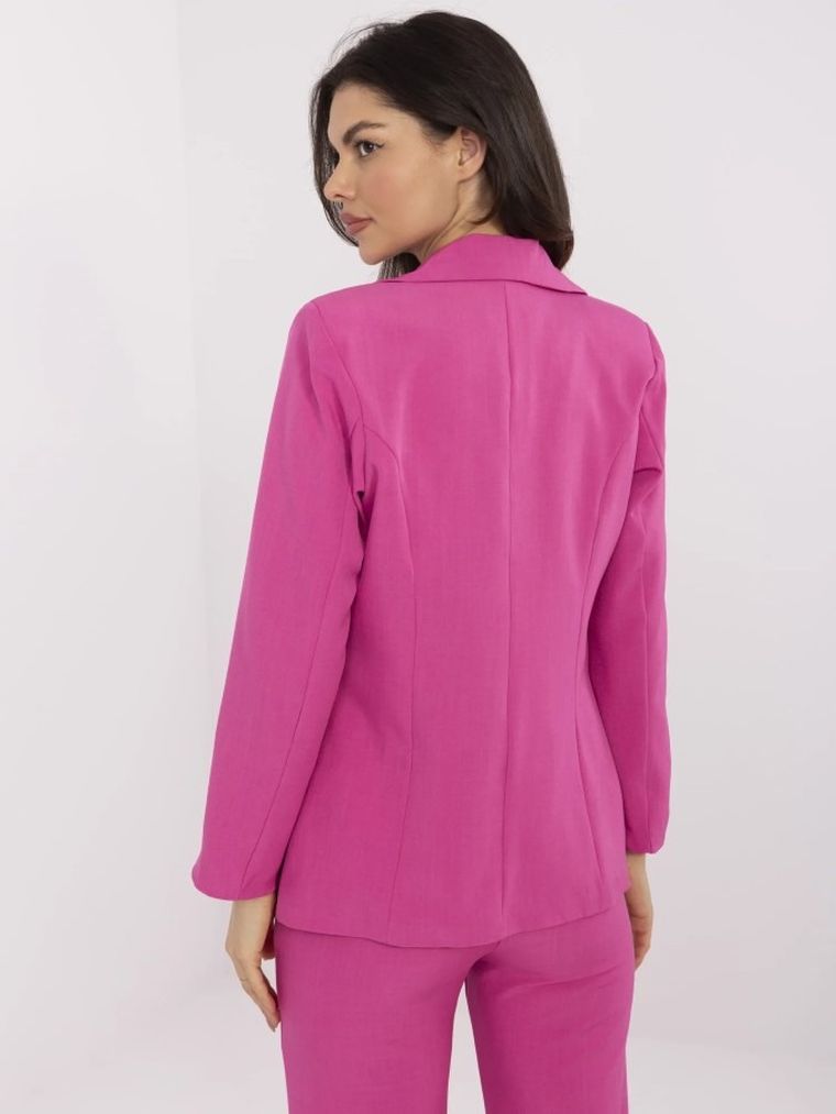 Marynarka damska, różowa, Italy Moda
