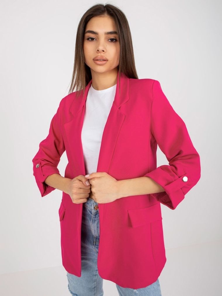 Marynarka damska, różowa, Och Bella
