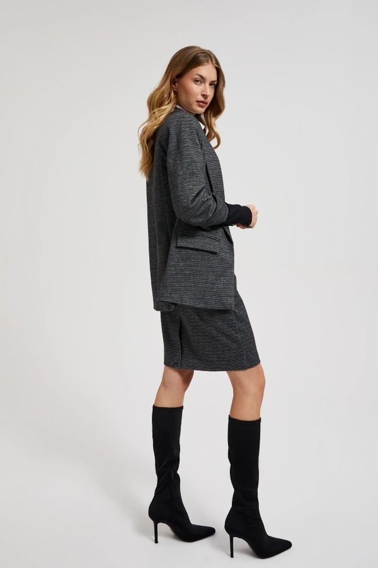 Marynarka damska, szara, Moodo