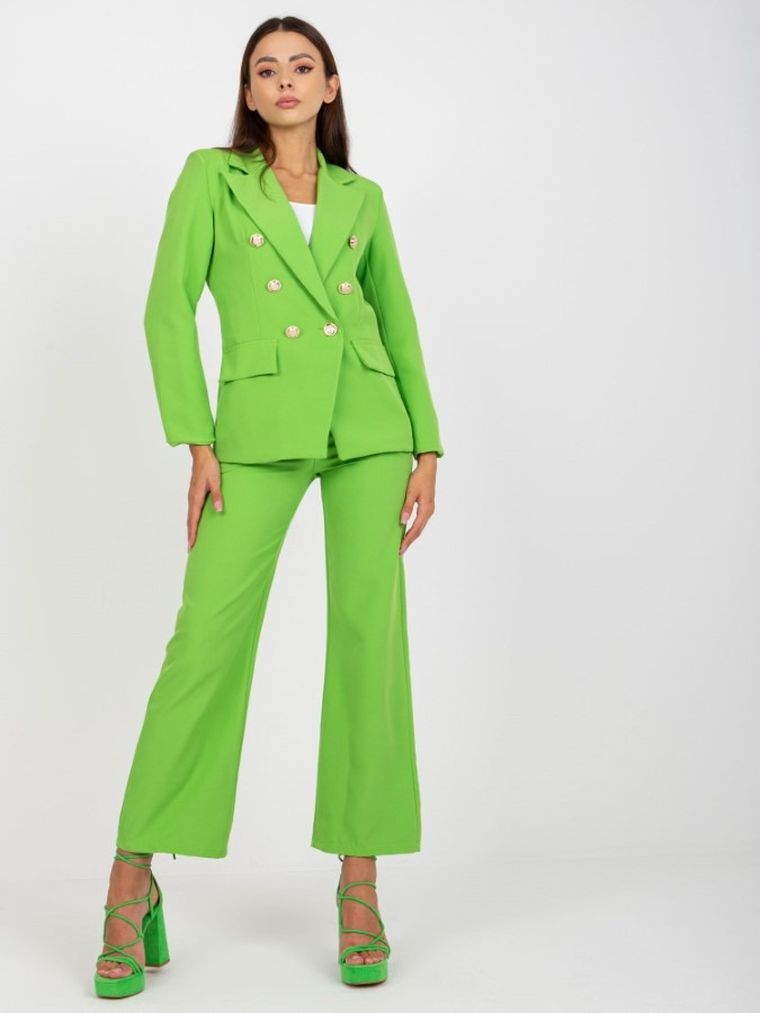 Marynarka damska, zielona, Italy Moda