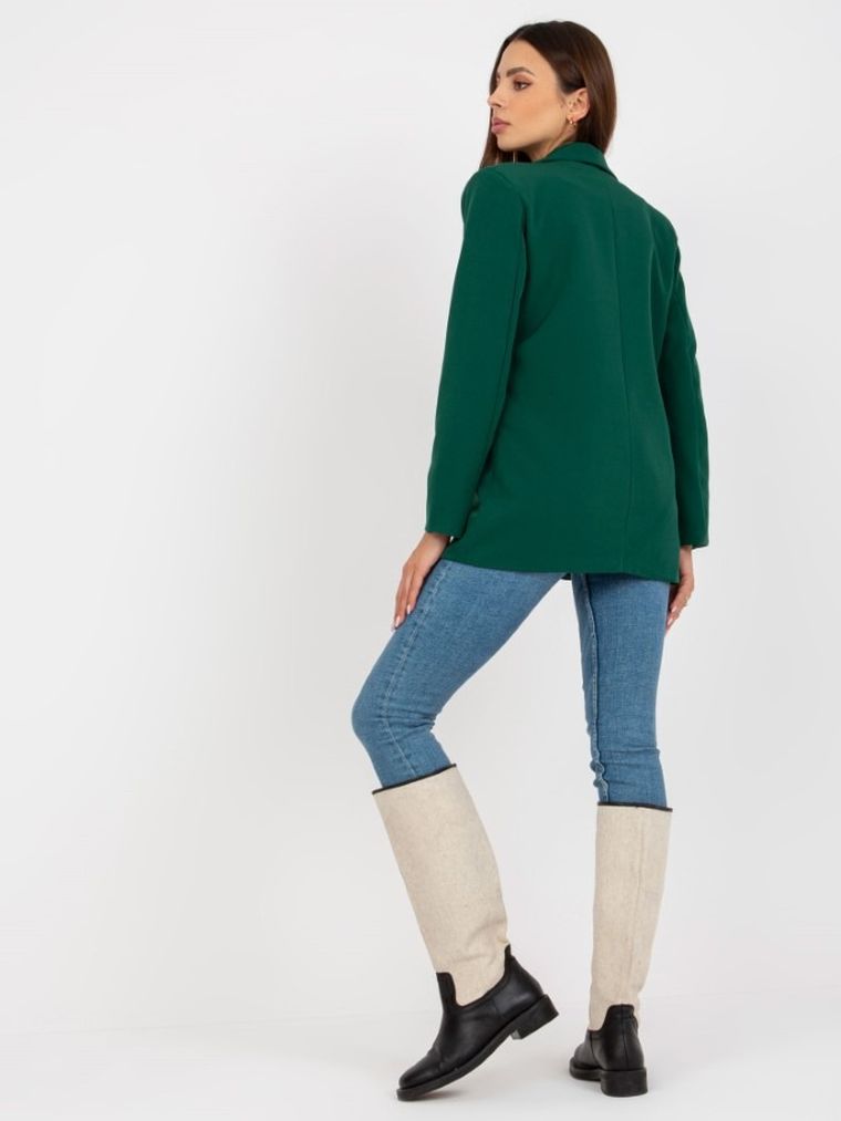 Marynarka damska, zielona, Italy Moda