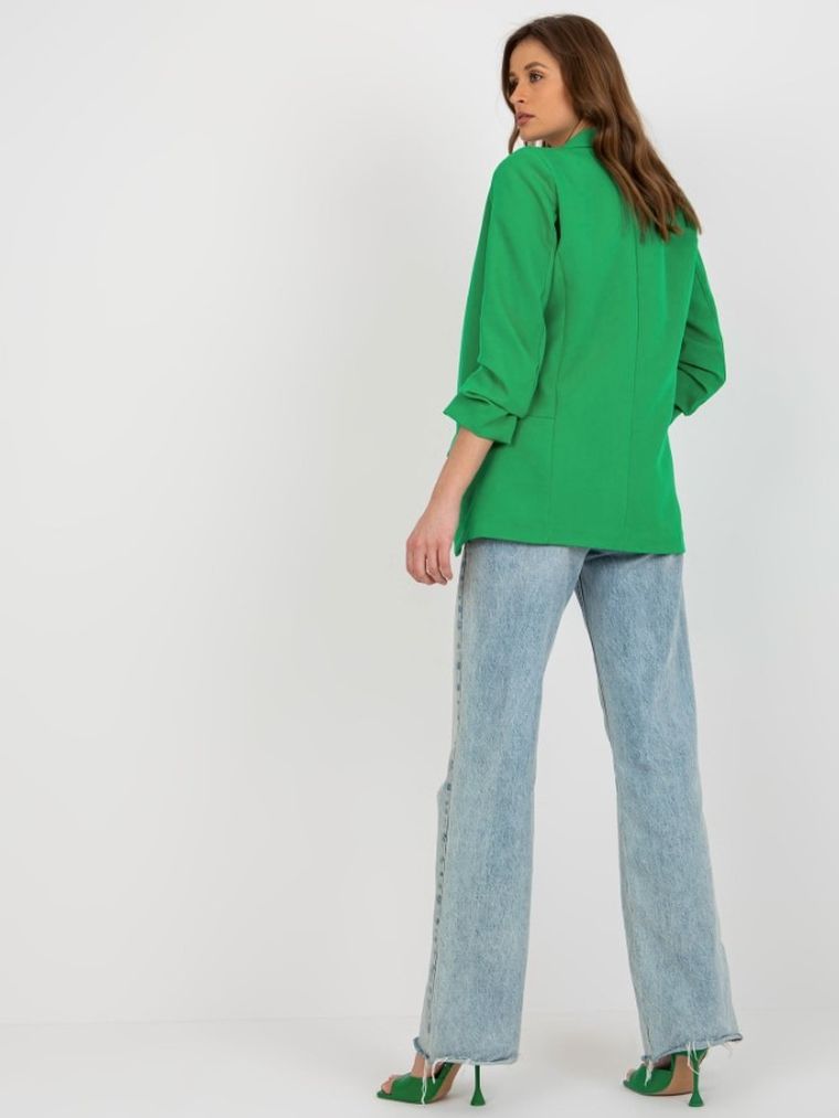 Marynarka damska, zielona, Italy Moda