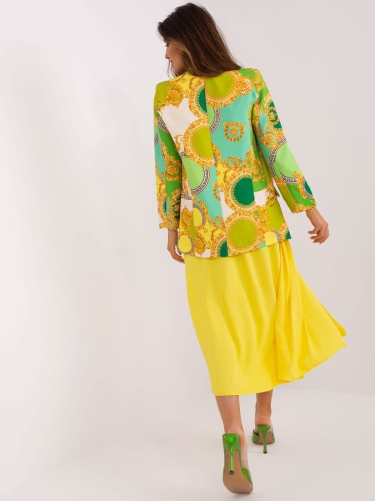 Marynarka damska, zielona, Italy Moda