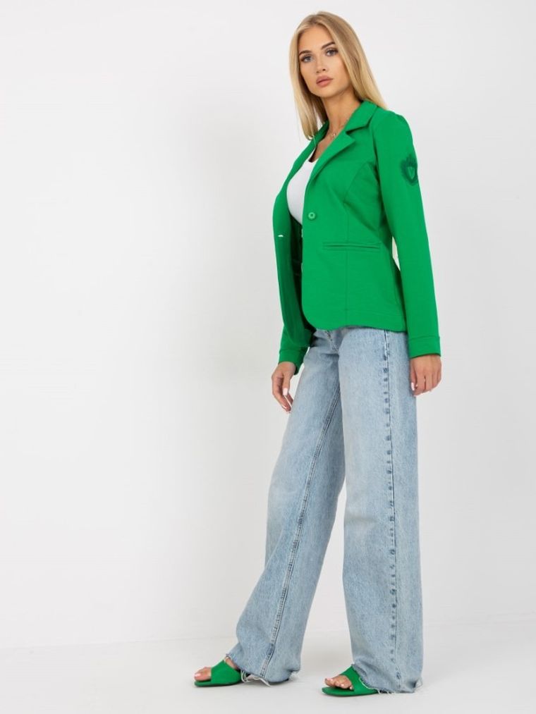 Marynarka damska, zielona, Och Bella