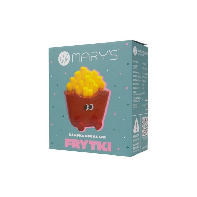 Mary's, lampka nocna LED, frytki