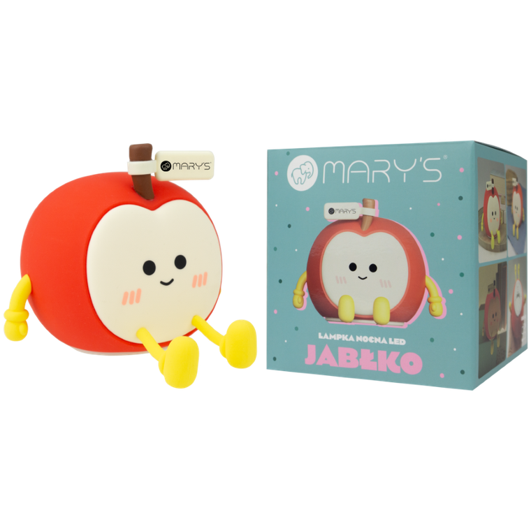 Mary's, lampka nocna LED, jabłko