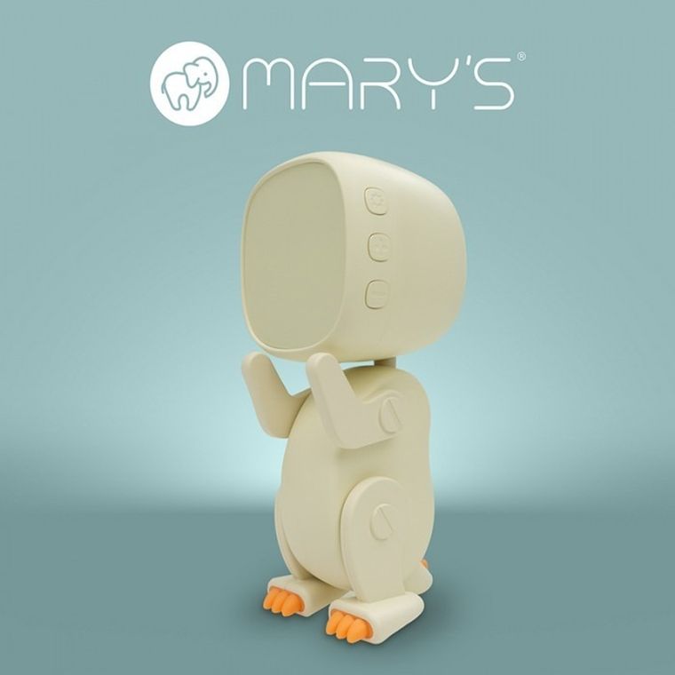 Mary's, Robo Dino, budzik, biały