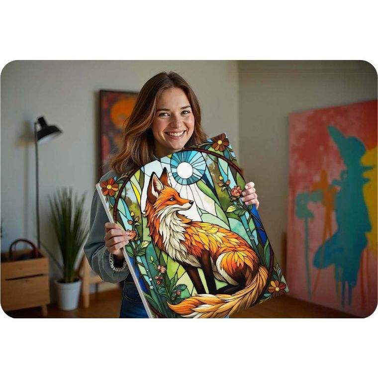 Massido, malowanie po numerach, Lisek, 40-50 cm