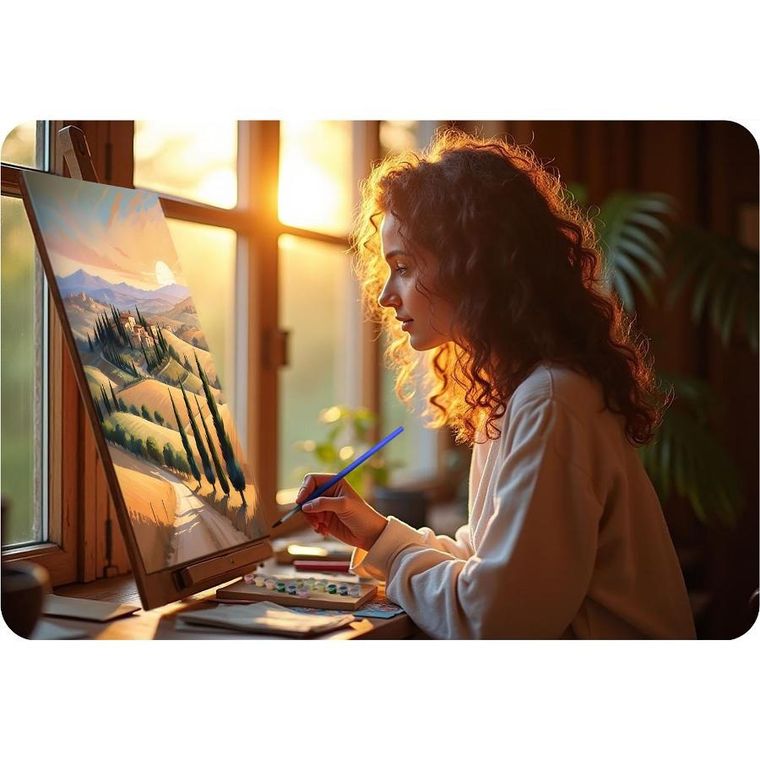 Massido, obraz do malowania po numerach, Pejzaż, 40-50 cm