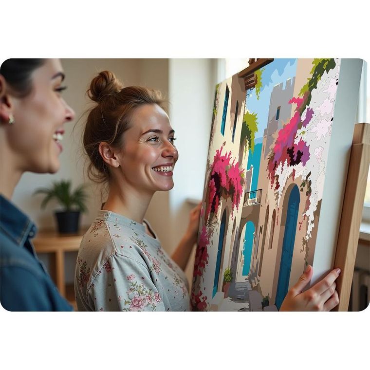 Massido, obraz do malowania po numerach, Pejzaż Miejski, 40-50 cm