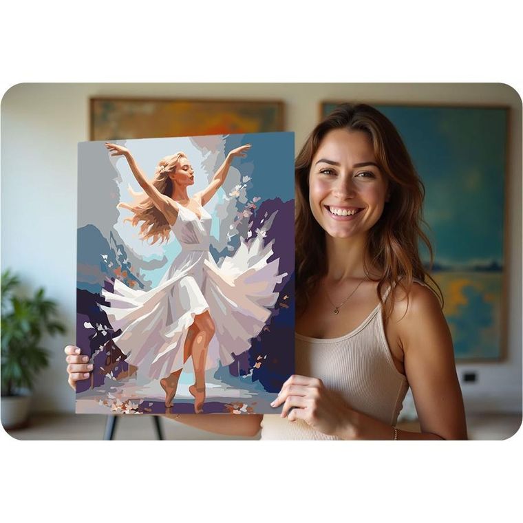 Massido, obraz do malowania po numerach, Tańcząca Kobieta, 40-50 cm