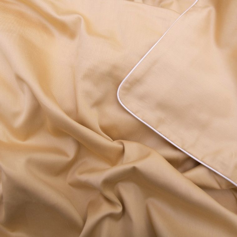 Matex, Gold Line, pościel satynowa, jednobarwna z wypustką, 140-200 cm