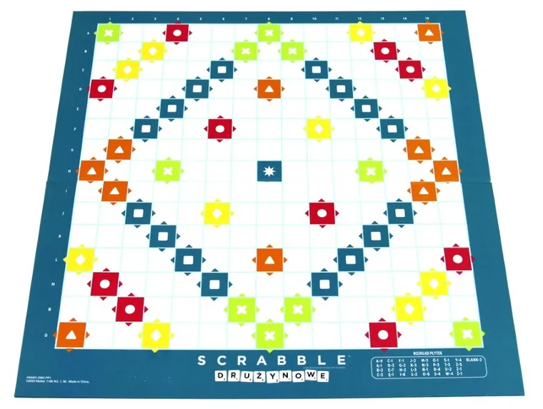 Mattel, Scrabble Klasyczne + Drużynowe, gra towarzyska 2w1