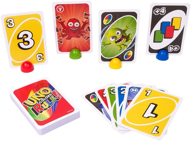 Mattel, Uno, Kolory rządzą!, gra karciana