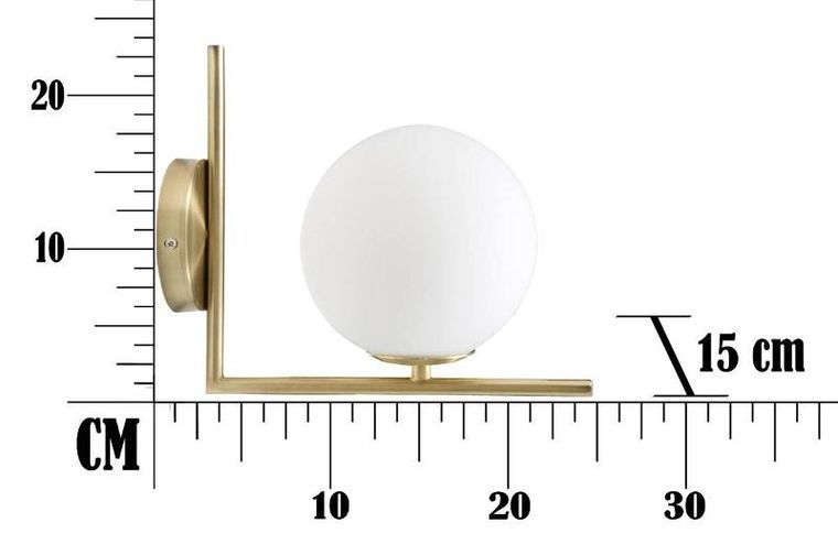 Mauro Ferretti, kinkiet w formie kuli, Glamy