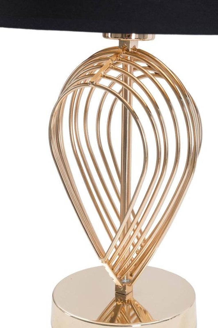 Mauro Ferretti, lampa stołowa ze złotym zdobieniem, Maxt