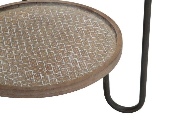 Mauro Ferretti, stolik kawowy z półką, Ø 48 cm