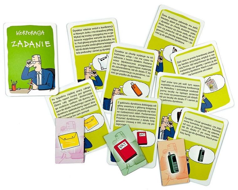 MDR, Korporacja, gra towarzyska ilustrowana rysunkami Andrzeja Mleczki