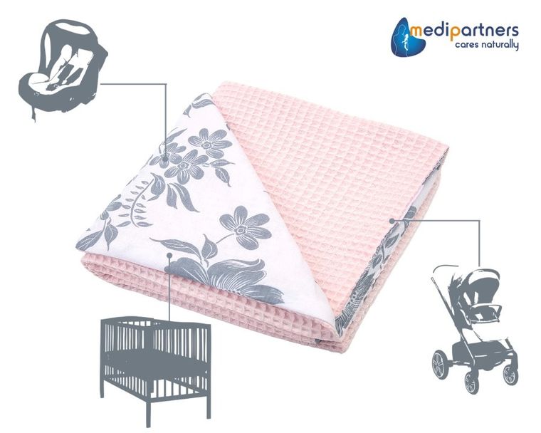 Medi Partners, Berry, kocyk, wafel, 75-100 cm