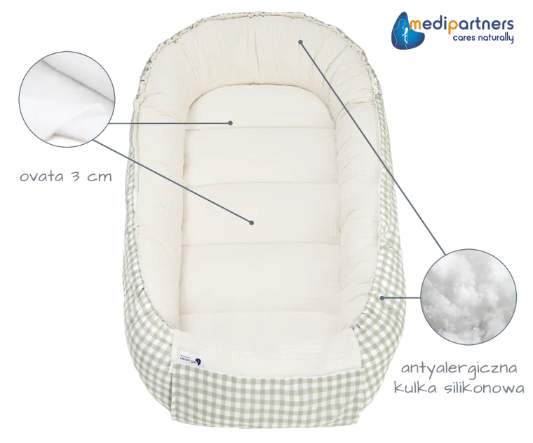 Medi Partners, gniazdo niemowlęce, kokon, wafel
