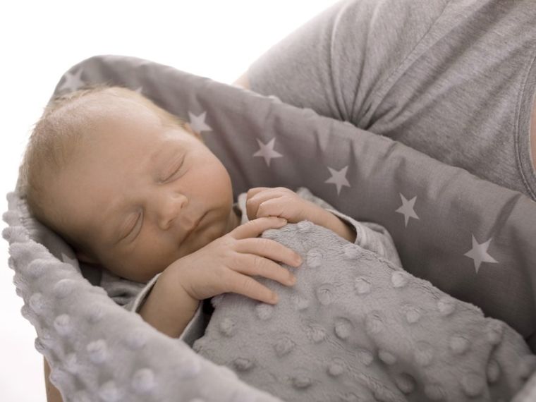 Medi Partners, Kratka, rożek, minky, 75-75 cm