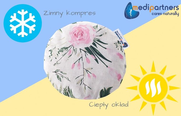 Medi Partners, Kwiaty, mały termofor z pestkami wiśni, róż