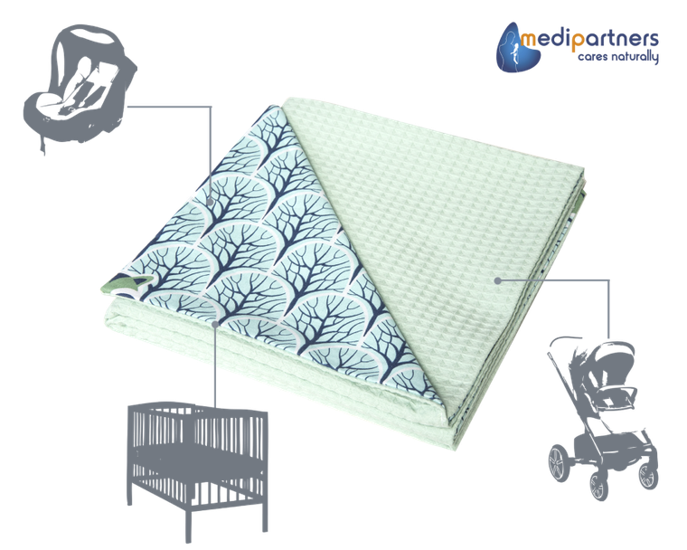 Medi Partners, Las, kocyk, wafel, 75-100 cm