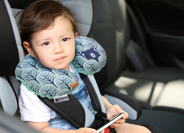 Medi Partners, Las, poduszka podróżna, rogal, miętowa