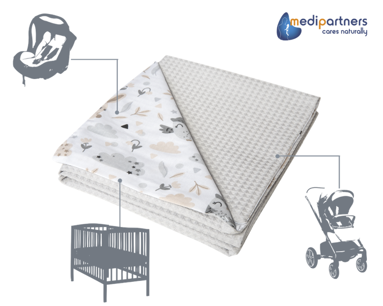 Medi Partners, Polana, kocyk, wafel, 75-100 cm