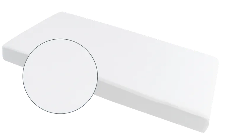 Medi Partners, prześcieradło z gumką, białe, 60-120 cm