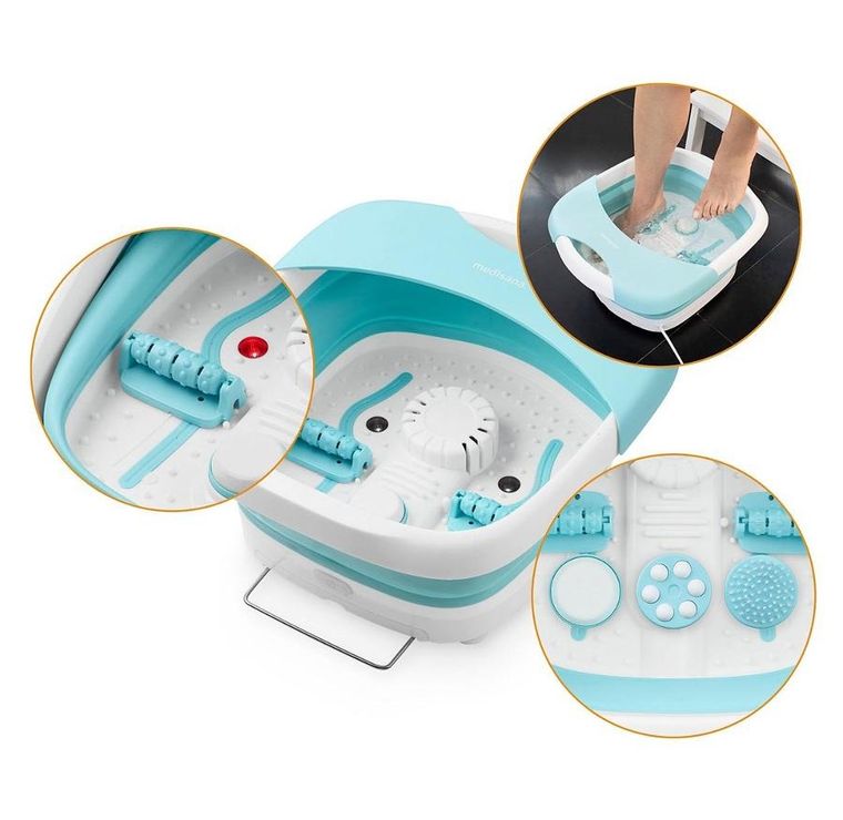 Medisana, masażer do stóp, foot spa, szary