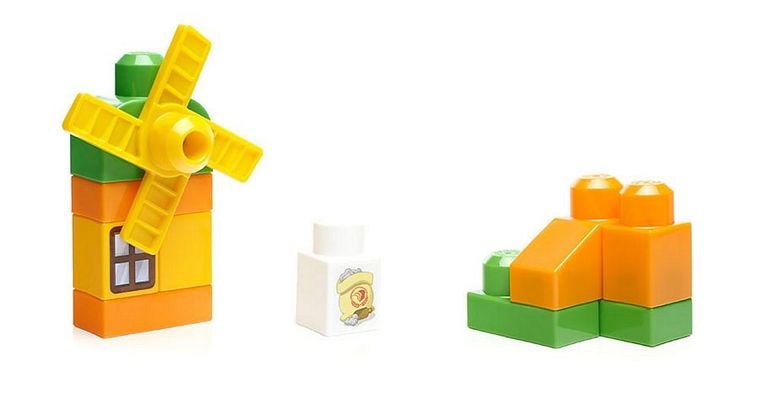MEGA Bloks, Tomek i Przyjaciele, Tomek przy młynie, klocki, 15 elementów