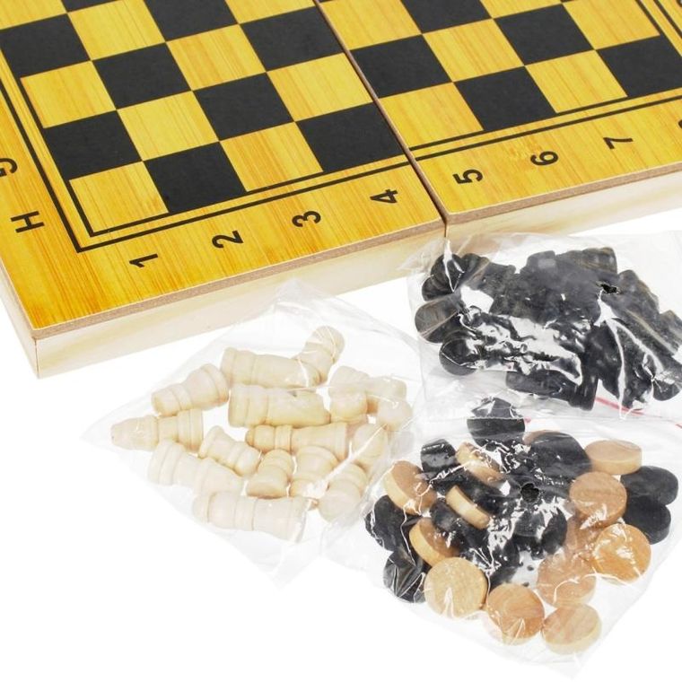 Mega Creative, Drewniane szachy, gra logiczna