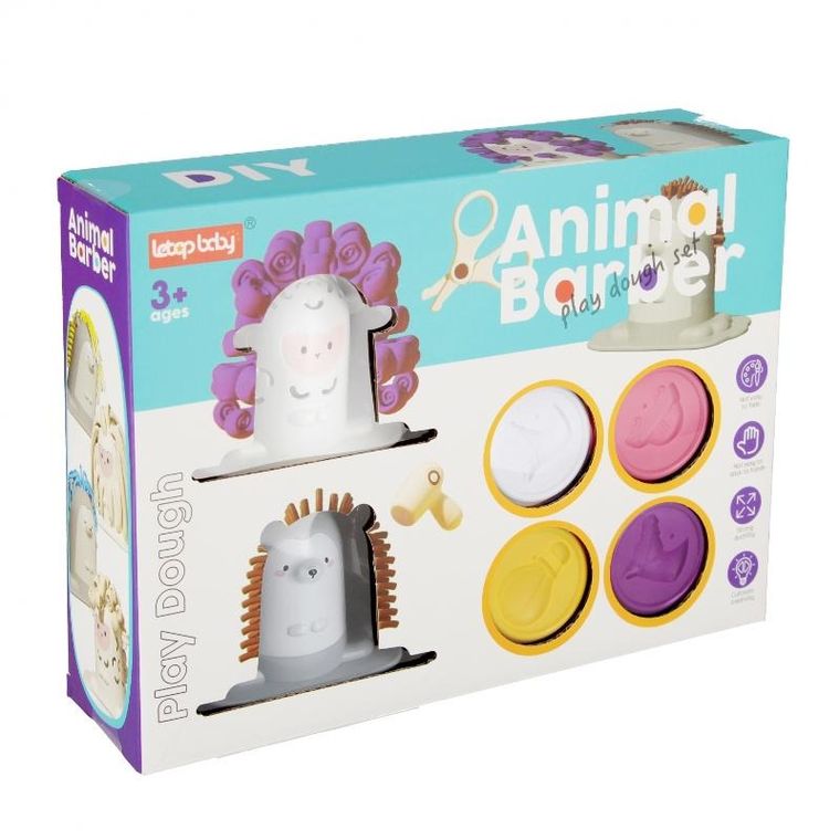 Mega Creative, fryzjer, masa plastyczna z akcesoriami